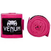 VENUM Kontact 拳击缠手带 泰拳搏击绑带 - 4m - 荧光粉色