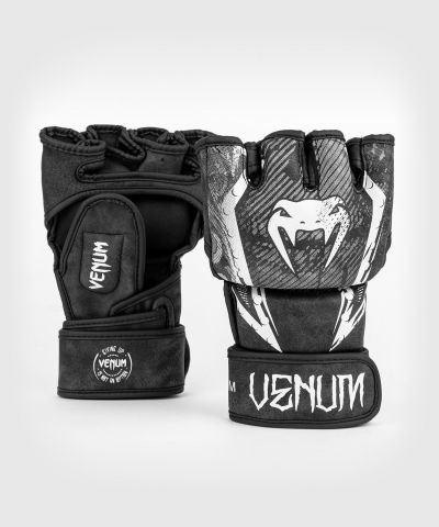 VENUM GLDTR 4.0 MMA男女拳击无拇指手套 - 黑/白色