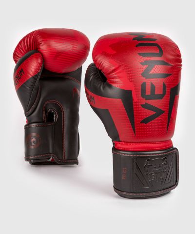 VENUM Elite 男女拳击手套 训练拳击手套 - 红色迷彩