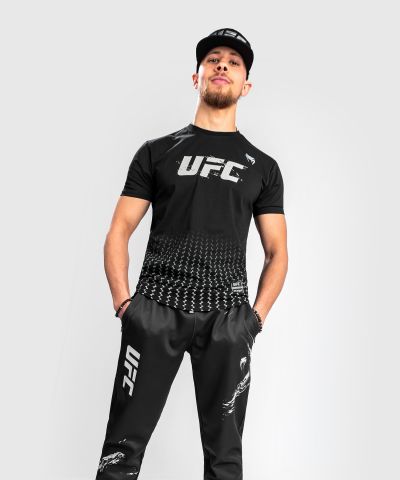 UFC ｜VENUM Fight Week 2.0 男子运动T恤 跑步训练短袖-黑色