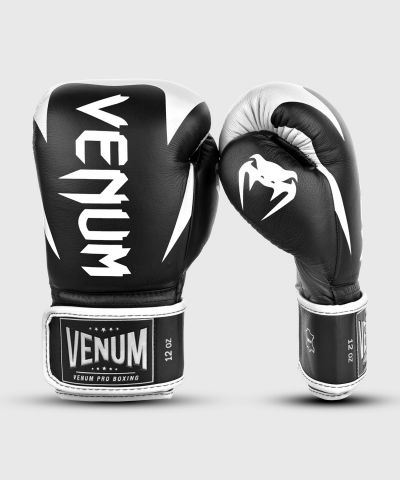 VENUM HAMMER PRO 成人拳击手套 散打拳击手套 黑/白色
