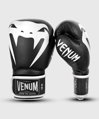 VENUM GIANT 2.0 PRO BOXING成人拳击手套 - 黑/白色