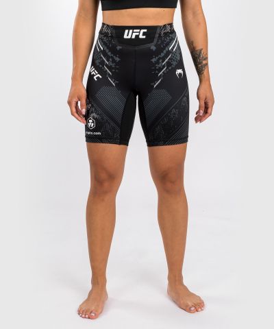 UFC Adrenaline | VENUM Authentic 格斗之夜 女士紧身短裤-长款 - 黑色