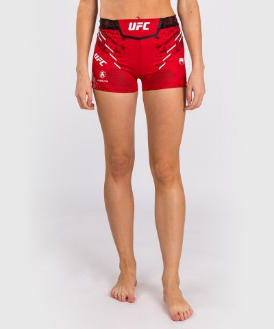 UFC Adrenaline | VENUM Authentic 格斗之夜 女士紧身短裤-短款 - 红色