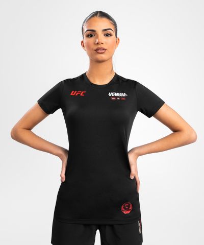 UFC Adrenaline | VENUM 格斗周 女士速干T恤 - 黑色