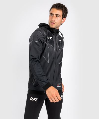 VENUM|UFC Venum Authentic 格斗之夜 2.0 男子出场外套 健身训练卫衣 - 黑色