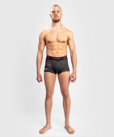 UFC |VENUM Authentic Fight Week 2.0 男子拳击内裤 格斗训练内裤 - 黑/红色