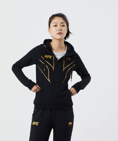 VENUM|UFC Venum 格斗之夜 2.0 经典复刻 女子拉链外套 运动训练卫衣- 冠军色