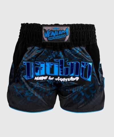 Venum Attack Muay Thai Shorts - Black/Blue